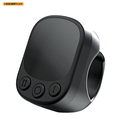 Mouse Ring Remote Control with Touchpad,Smart Automatic Screen Clicker Device，Continuous Clicker，Scrolling Ring Remote Control S Pi-Mart