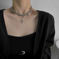 Metal Love Heart Cupid Pendants Female Clavicle Chain Light Luxury Niche Design Necklace