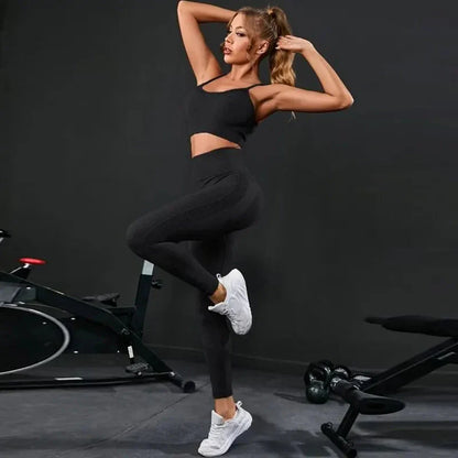 🧘‍♀️ 2-Piece Women's Seamless Yoga Set FitiqueFit