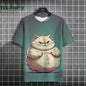 Cat Print shirts - Y2K Graphic T-Shirt FitiqueFit