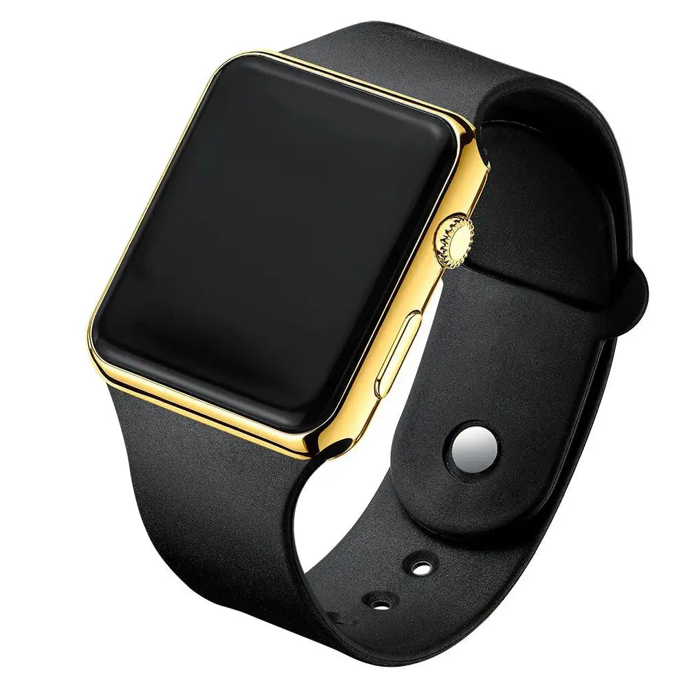 Simple Digital Watch for Men Women Fashion Sport LED Electronic Watch Black Silicone Wristband Casual Mens Watch Reloj Hombre NovaCart