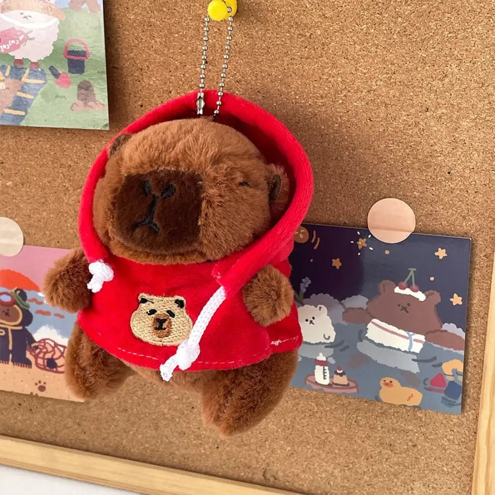 Cute Capybara Plush Toy Hoodie with Wings Simulation Doll Small Size Stuffed Animals Anime Fluffty Toy Birthday Party NovaCart