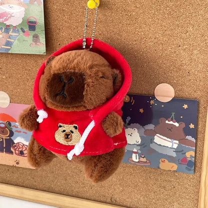 Cute Capybara Plush Toy Hoodie with Wings Simulation Doll Small Size Stuffed Animals Anime Fluffty Toy Birthday Party NovaCart