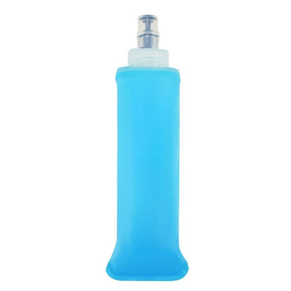 150ml/250ml/500ml Collapsible Silicone Water Bottle with Bite Valve, Outdoor Portable for Running Camping Hiking Travel Pi-Mart