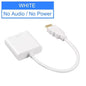 HD 1080P HDMI To VGA Cable Converter With Audio Power Supply HDMI Male To VGA Female Converter Adapter for Tablet Laptop PC TV Pi-Mart