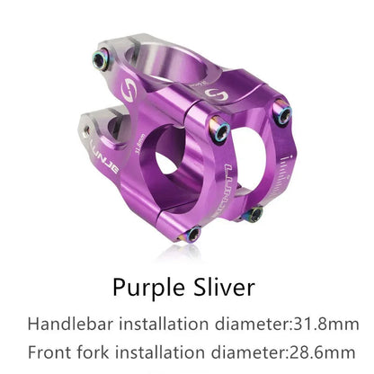 MTB Road Bike Stem CNC Mountain Bicycle Bridge Short Power 31.8mm High Strength Climbing Riser Pi-Mart