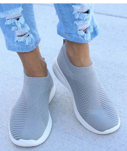 Women's Sneaker Slip On Women Sneakers Breather White Shoes Women Casual Sneaker Sports Shoes Comfortable Vulcanize Shoes Female NovaCart