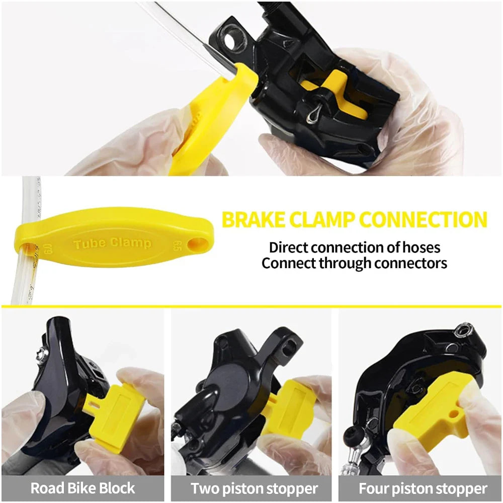 Bicycle Brake Mineral Oil 60ML Bike Hydraulic Disc Brake Oil Bleed Kit For SHIMANO TEKTRO SRAM NUTT Series Brake Repair Tools Pi-Mart