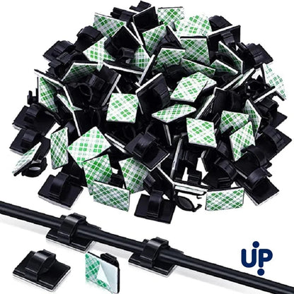 30pcs Cable Organizer Clips Cord Holder Desktop Workstation Wire Manager USB Charging Data Line Bobbin Winder Cable Management Pi-Mart