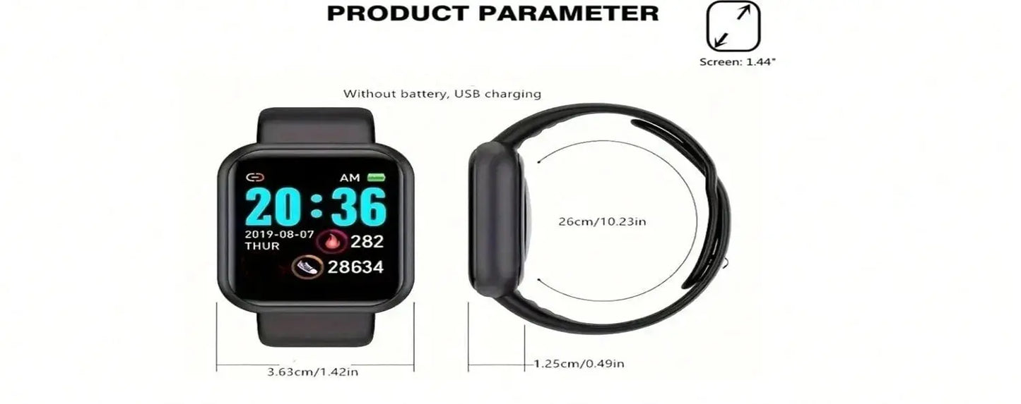 Multifunctional Smart Watch Men Women Bluetooth Connected Phone Music Player Fitness Sport Bracelet Sleep Monitor D13 Smartwatch NovaCart