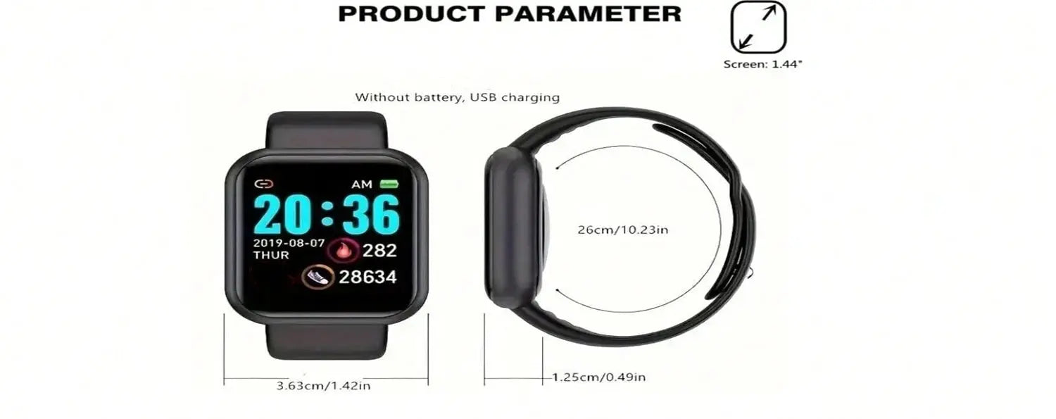Multifunctional Smart Watch Men Women Bluetooth Connected Phone Music Player Fitness Sport Bracelet Sleep Monitor D13 Smartwatch NovaCart