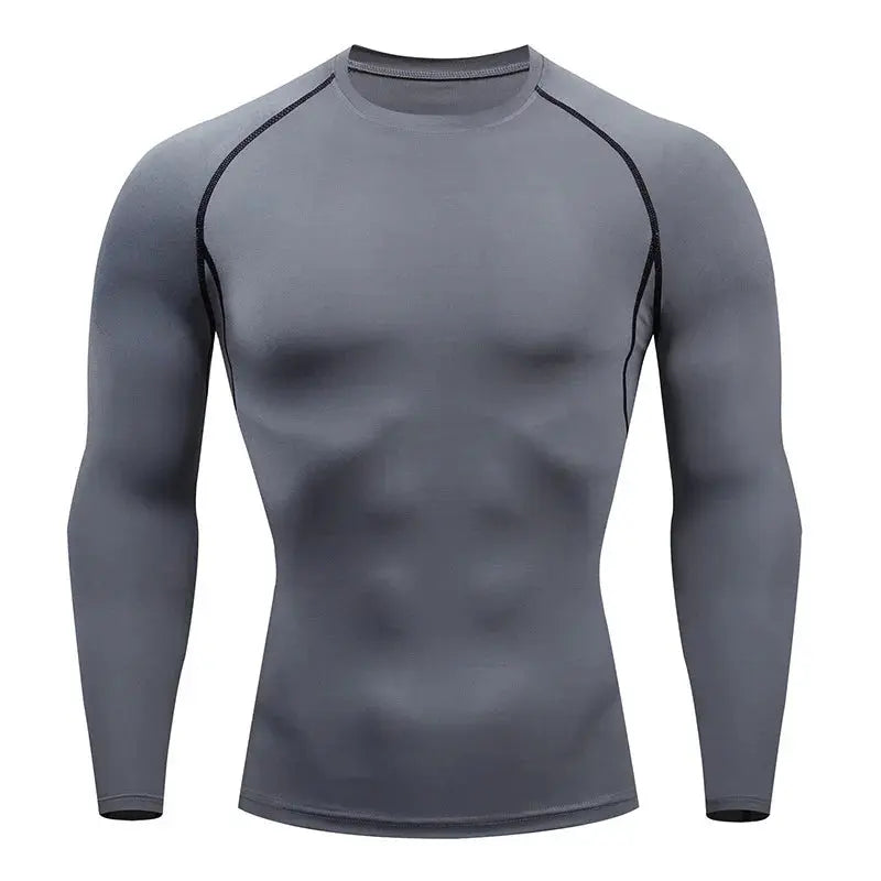 Men's T Shirt Outdoor Training Fitness Gym Jogging Running Sweatshirt Bat/-Man Compression Shirts Tight Elastic Breathable NovaCart