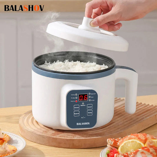 1.7L Electric Rice Cooker Single Double Layer 220V Multi Cooker Non-Stick Smart Mechanical MultiCooker Steamed Rice Pot For Home Pi-Mart