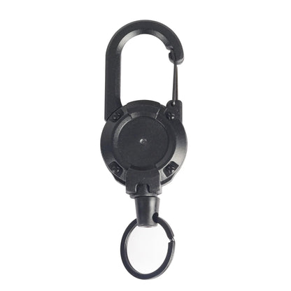 Outdoor Retractable Key Chain Mountaineering Buckle Key Chain Anti-loss Anti-theft High Rebound Easy To Pull Pi-Mart