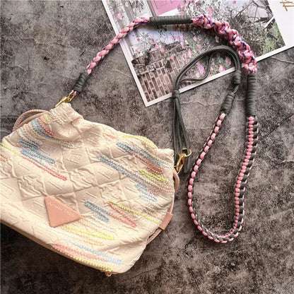 Lanyard Strap for Phone Charm Handmade Bag Body Kit Contrasting Colors Rope Hang Mobile Phone Strap Crossbody Accessories Chain NovaCart