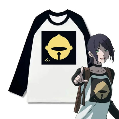 Anime Reze Long Sleeve T-shirt Cosplay Oversized Vintage Chainsaw Men Women Clothes Japanese Manga Tee Clothing Harajuku Y2k Top NovaCart