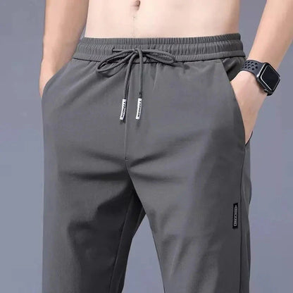 Slim Fit Stretch Jogger Pants with Elastic Waist FitiqueFit