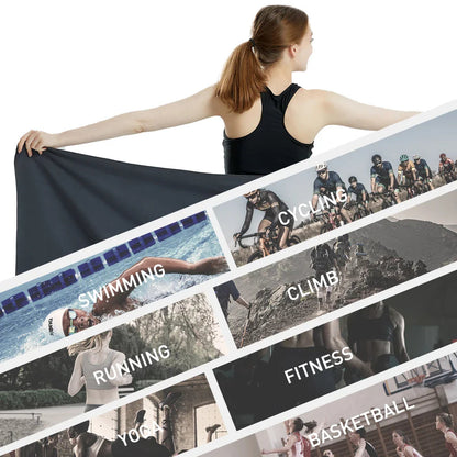 Microfiber Towel Quick Dry Towel Travel Towel Sports Towel Beach Towel Sandproof Soft Light Towel For Swim, Yoga, Gym Pi-Mart