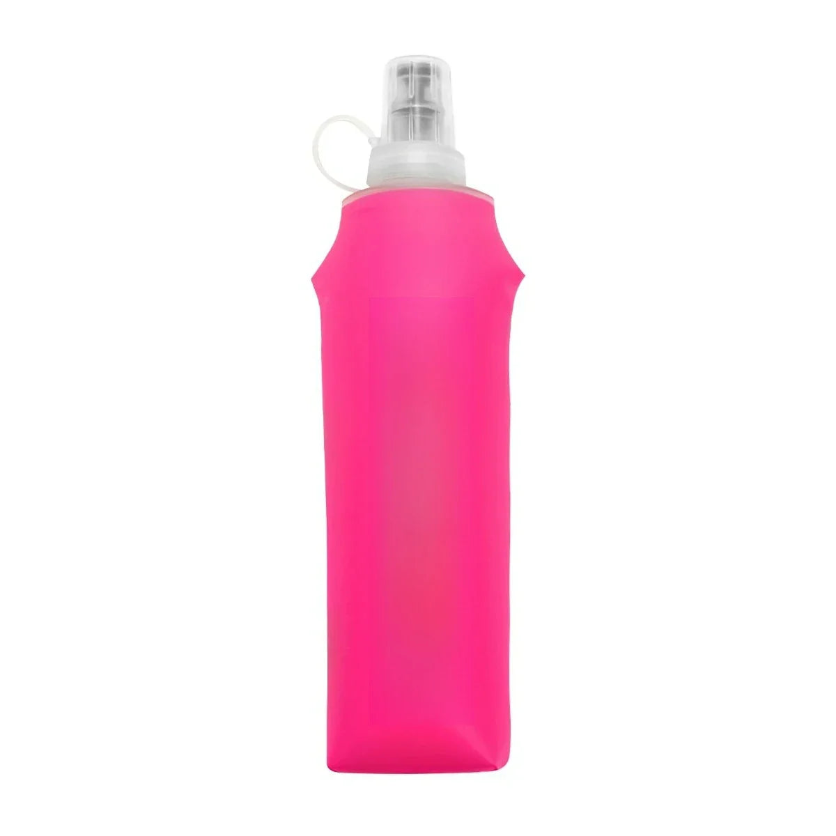 150ml/250ml/500ml Collapsible Silicone Water Bottle with Bite Valve, Outdoor Portable for Running Camping Hiking Travel Pi-Mart