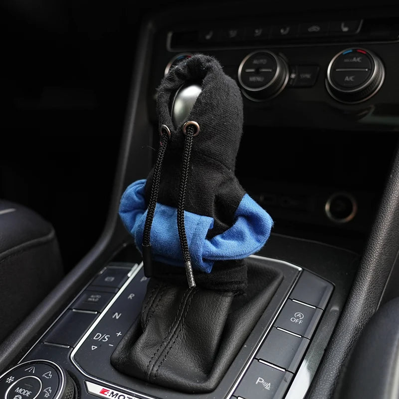 Gear Shift Cover Hoodie Gear Lever Sweatshirt Handle Car Decoration Fits Manual Automatic Car Shift Collars Interior Accessories NovaCart