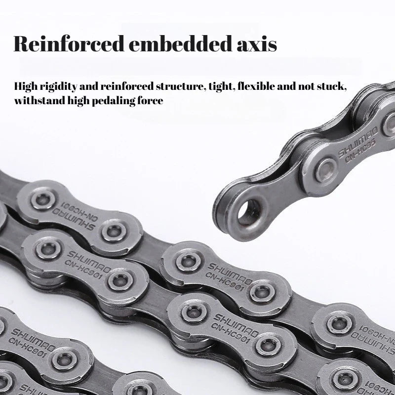 6/8/9/10/11Speed Bicycle Chain High Alloy Steel for Road Mountain MTB Bike Drivetrain Components Accessories Cycling Enthusiasts Pi-Mart