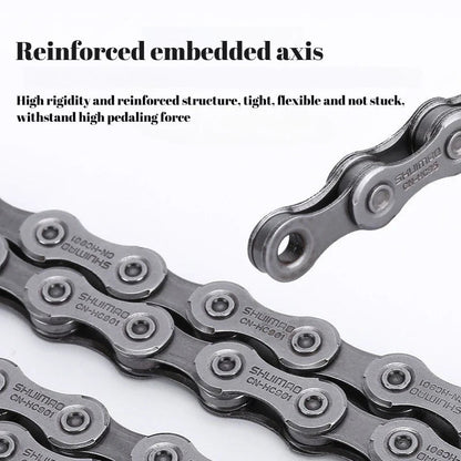 6/8/9/10/11Speed Bicycle Chain High Alloy Steel for Road Mountain MTB Bike Drivetrain Components Accessories Cycling Enthusiasts Pi-Mart