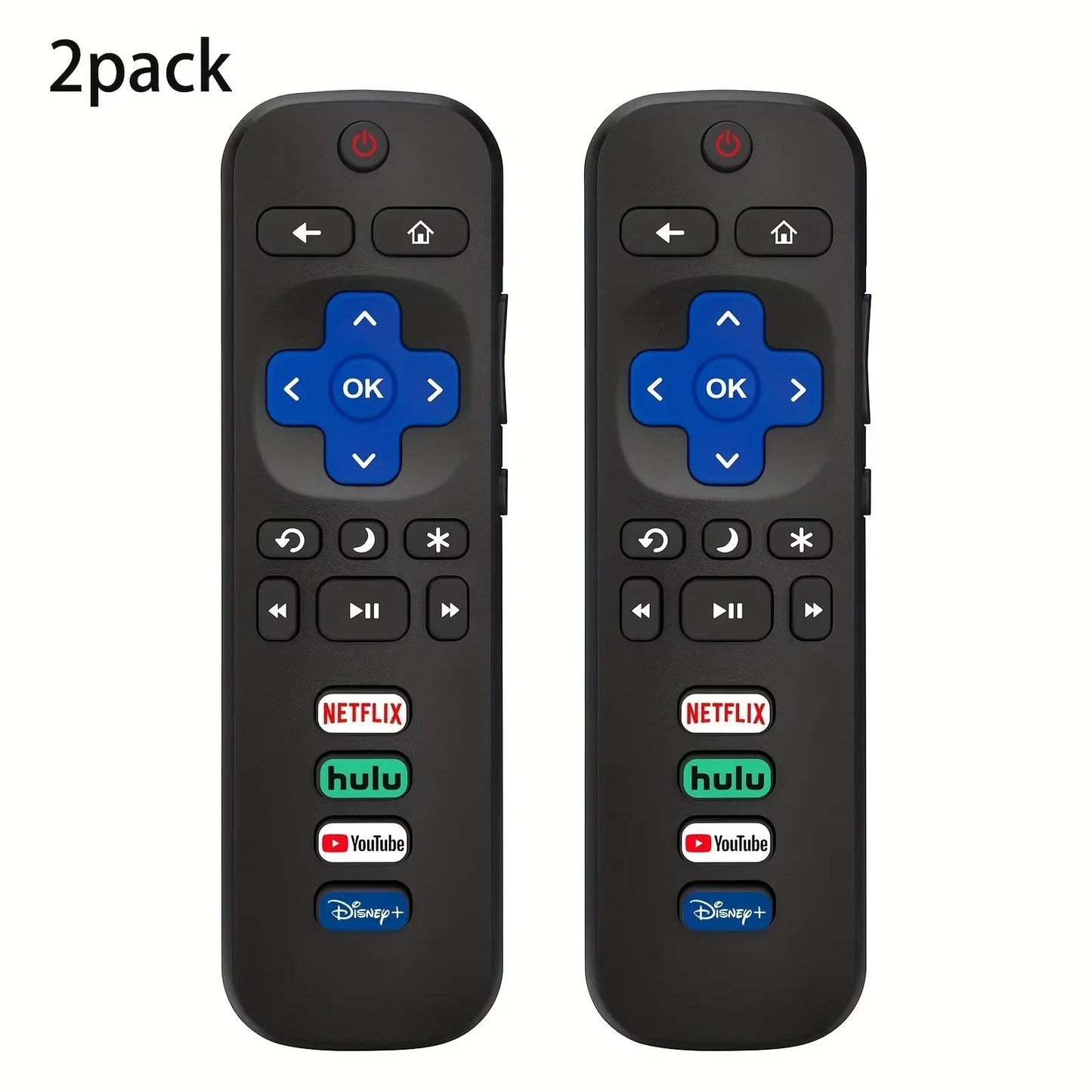 New Television Remote Control Replacement Remote Control For Roku TV 55UP120 32S4610R 50FS3750 32FS3700 32FS4610R 32S800 32S850 Pi-Mart
