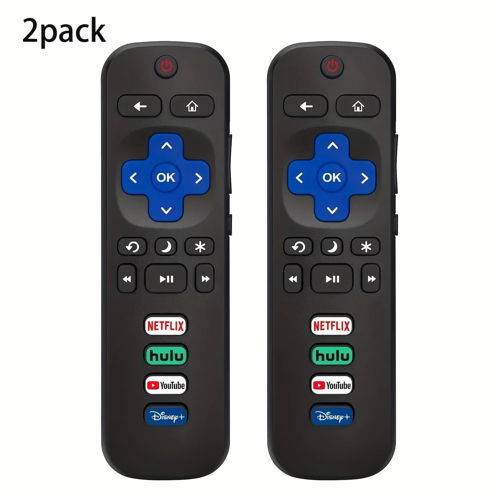New Television Remote Control Replacement Remote Control For Roku TV 55UP120 32S4610R 50FS3750 32FS3700 32FS4610R 32S800 32S850 Pi-Mart