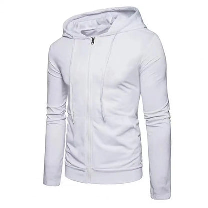 Autumn Men Sweatshirts Long Sleeve Jacket Hoodie Zipper Closure Jacket Male Hoodies Sweatshirt Slim Fit Male Clothing NovaCart
