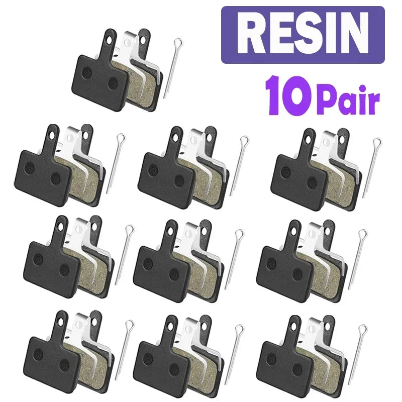 TESNO Bike Resin Disc Brake Pads - Wear-resistant Hydraulic Brake Pads Compatible with SHIMANO B01S/B03S/B05S MTB Parts Pi-Mart