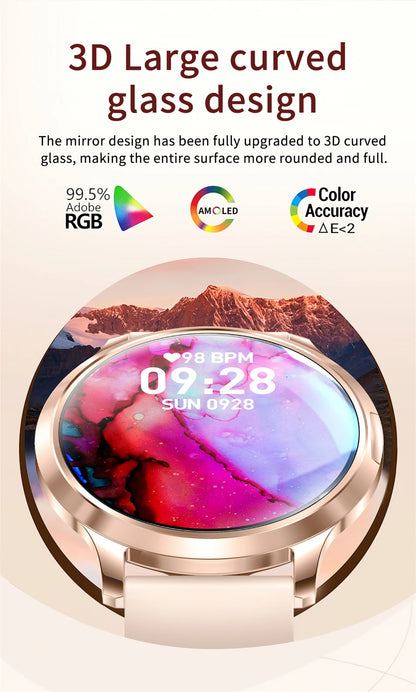 LIGE Women Smart Watch 2026 Ultra-thin AMOLED Screen Sport Fitness Bracelet Custom Watch Face Bluetooth Call Luxury Smartwatch NovaCart