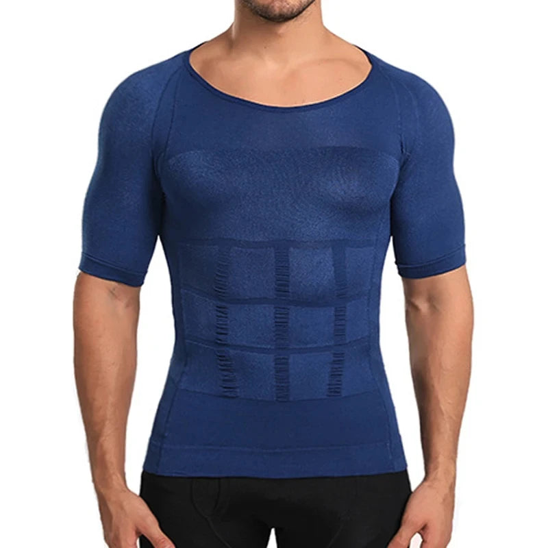 Tummy Control Girdle Men Slimming Body Shaper Compression Shirts Fitness Underwear Fat Burning Shapewear Abdominal Binder Corset NovaCart
