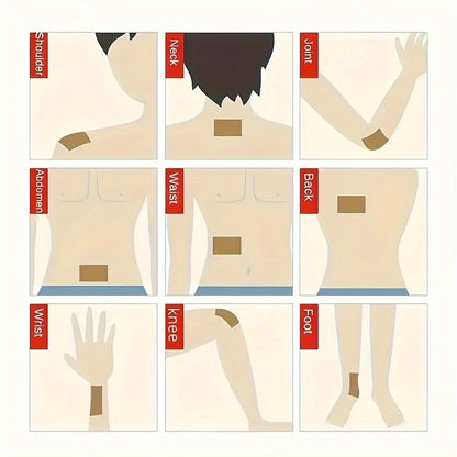 50/100pcs heating patch, suitable for neck, shoulders, back, knees, abdomen warm heating, portable Pi-Mart
