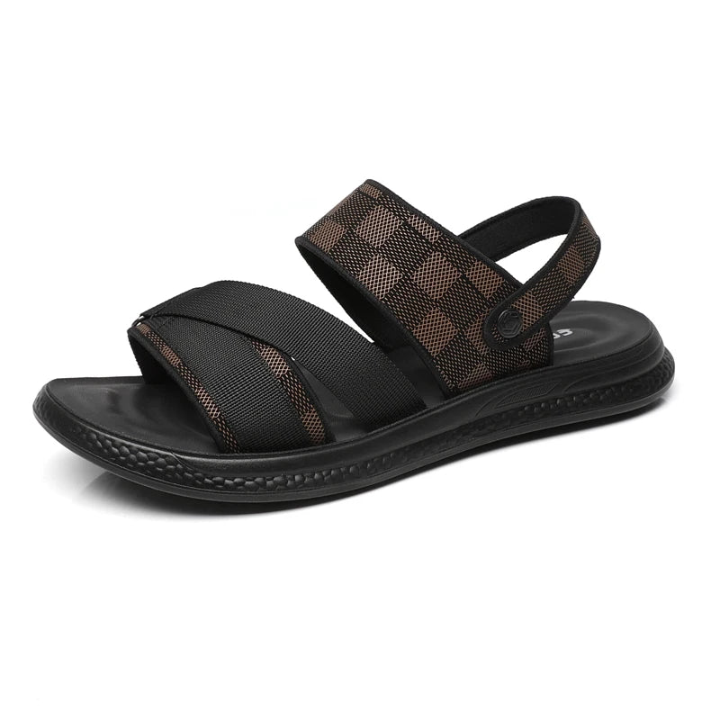 Men's high quality casual sandals summer outdoor waterproof anti slip soft sole comfort beach shoes fashion Lazy Driving slipper