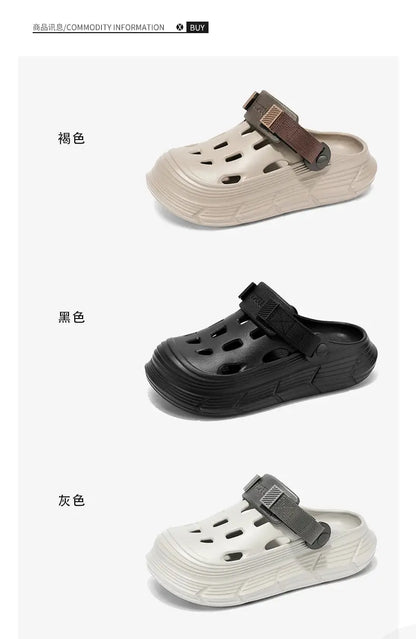 Men's Sandals Casual EVA Clogs for Men Summer Comfortable Garden Shoes Non-slip Wear-resistant Beach Slippers for Men 2025 New NovaCart