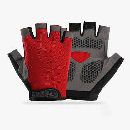 Men Cycling Bicycle Gloves Half Finger Gym Gloves Women Mitten Breathable Anti-slip Glove Fitness Sport Training Gloves Pi-Mart
