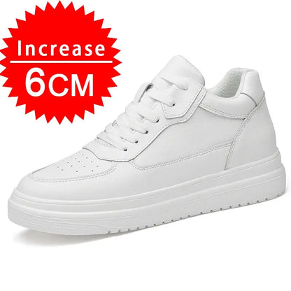 Men Sneakers Casual Heightening Shoes 8cm Height Increase Shoes For Men Summer Breathable 6cm Elevator Shoes 10cm Insole Taller NovaCart