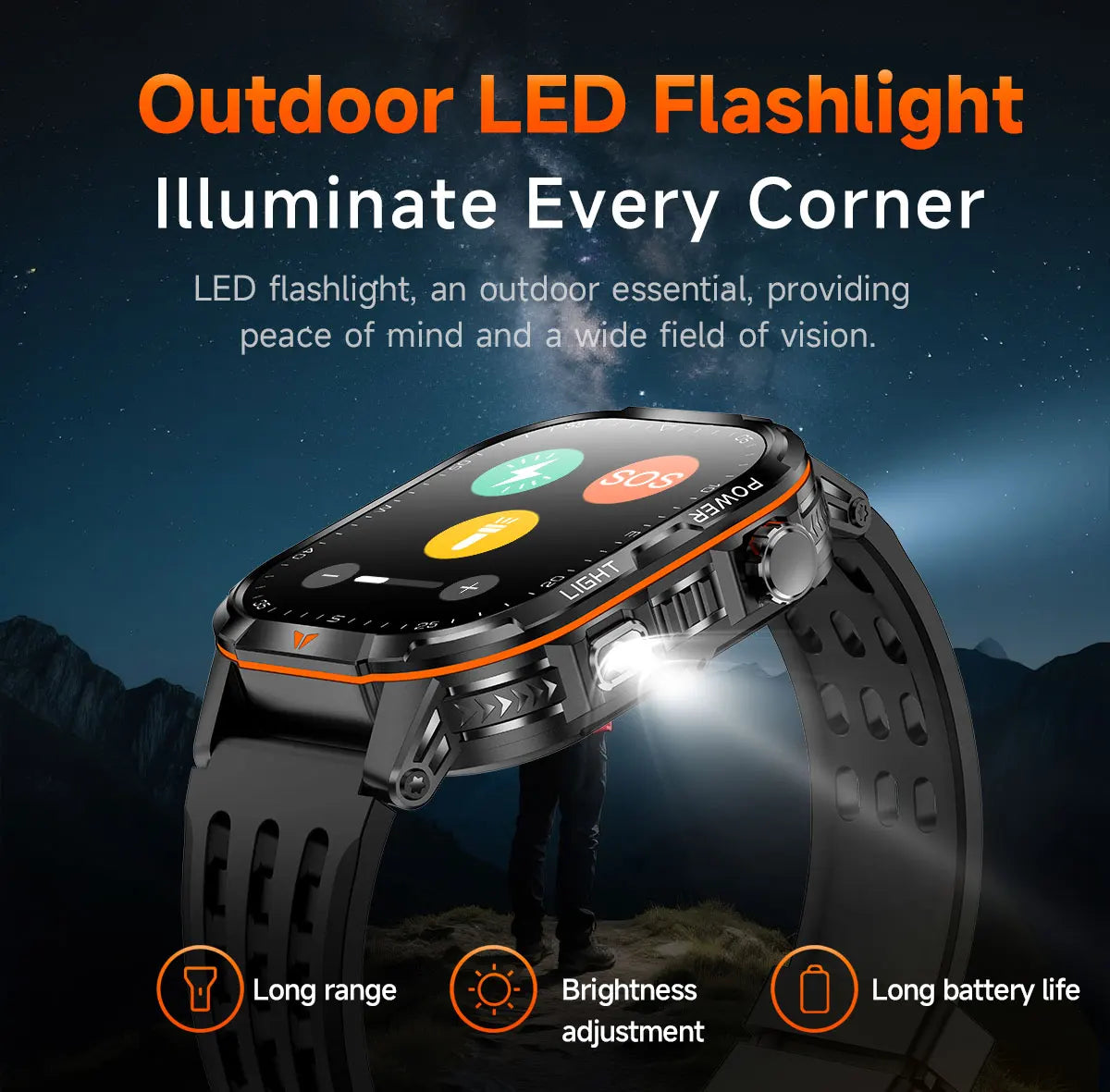 2026 New Men Sport Smart Watch 2.01" HD Screen Bluetooth Call 1400mAh Fitness Tracker Heart Rate/Sleep Monitor for Android IOS NovaCart