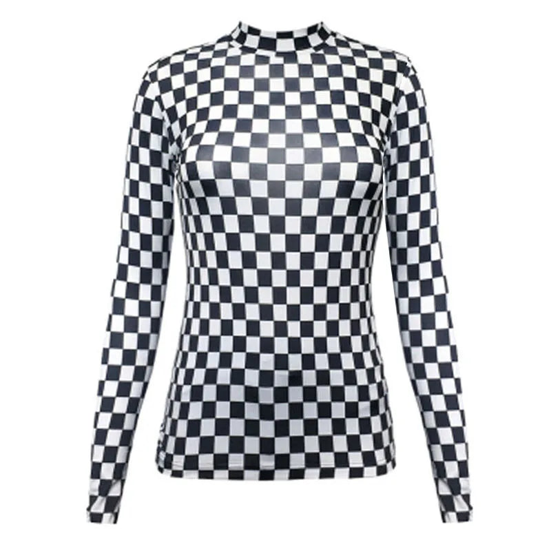 Woman Clothes Korean Moon Print Long Sleeve T-Shirt Fashion Casual Layered Sun Protection Top Ice Silk Basic Tee Spring Autumn NovaCart