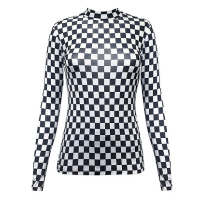 Woman Clothes Korean Moon Print Long Sleeve T-Shirt Fashion Casual Layered Sun Protection Top Ice Silk Basic Tee Spring Autumn NovaCart