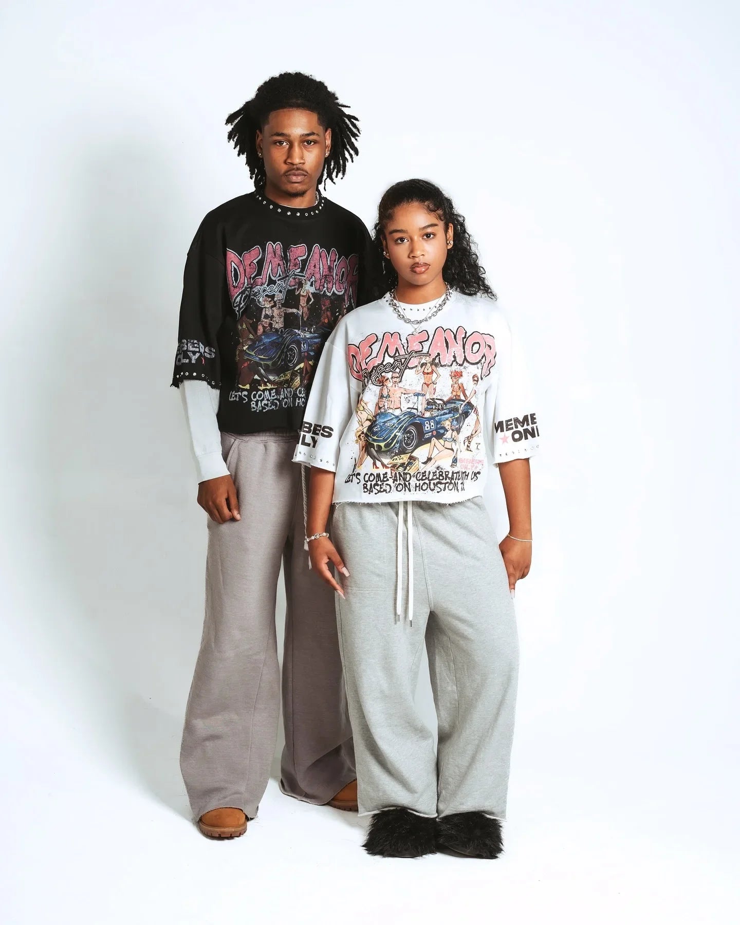Womens Y2k Grunge Shirts Baggy Rhinestone Crew Neck Short Sleeves Harajuku Vintage Girls Clothes Hip Hop Graphic Print T Shirts NovaCart