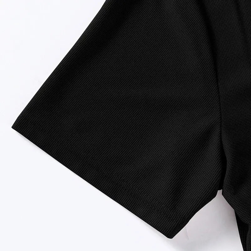 2025 New Men's Casual Fashion Simple V-neck Short Sleeved T-shirt Summer Comfortable Breathable Versatile Top NovaCart