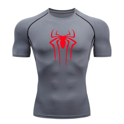 New Compression Shirt Men Fitness Gym Super Hero Sport Running T-Shirt Rashgard Tops Tee Quick Dry Short Sleeve T-Shirt For Men NovaCart