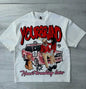 Y2k Harajuku Streetwear Men and Women Short Sleeved Fashion New Cartoon Print Design Shirt Retro Hip Hop Trend Oversized T-Shirt NovaCart