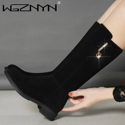 Thigh High Warm Snow Plush Snow Boots