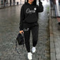 Women’s “Queen” Graphic 2-Piece Hoodie & Pants Tracksuit Set FitiqueFit