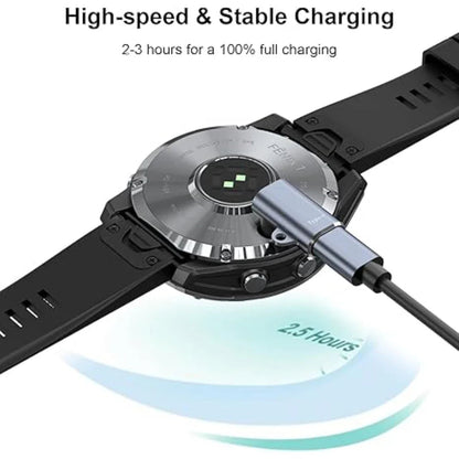 Replacement charger compatible with Garmin Forerunner 965 955 945 935 745 265 255 245 165 55 45  USB smartwatch charging cable Pi-Mart