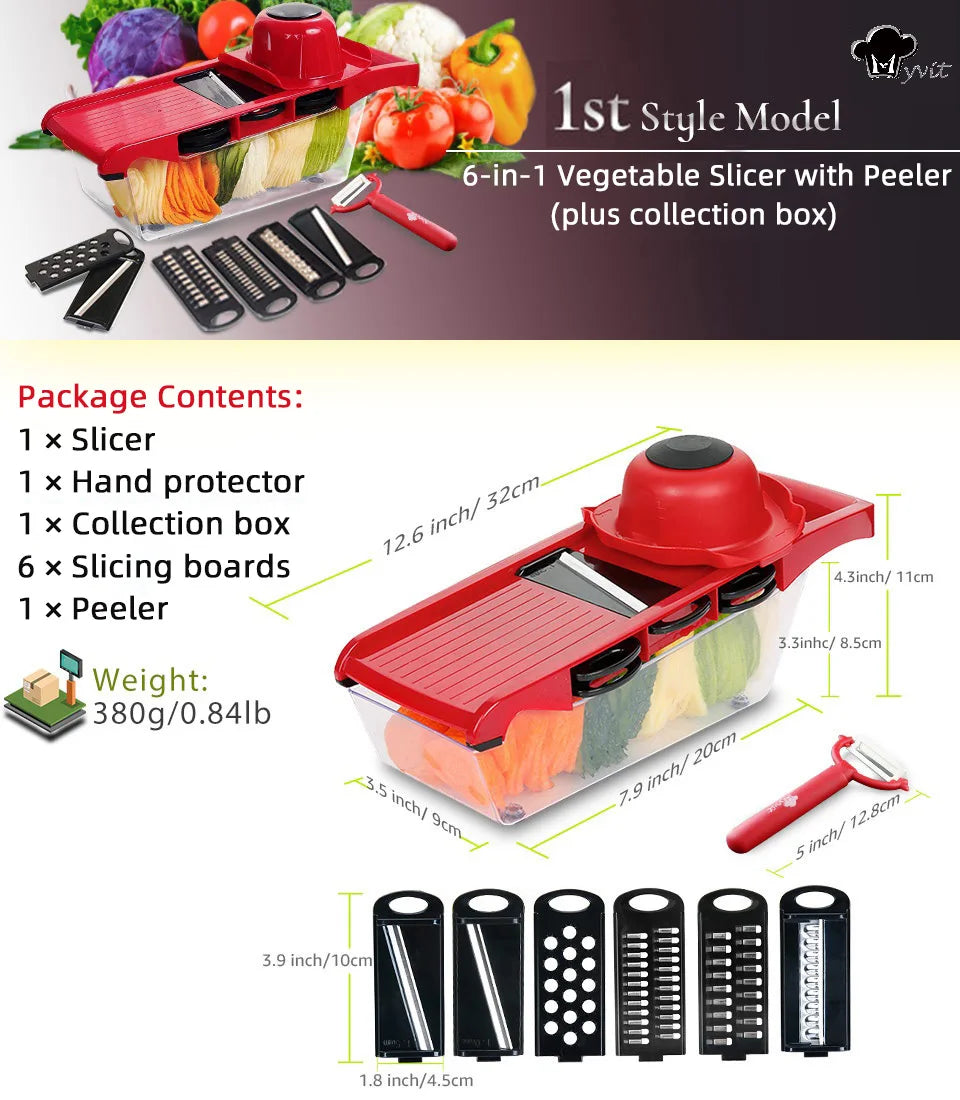 Vegetable Chopper Multifunctional Grater Cutter Kitchen Accessories Manual Fruit Slicer Potatos Shredders Cheese Onions Slicers NovaCart
