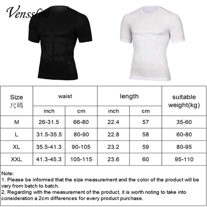 Compression Slimming T-shirt Men Body Shaper Waist Trainer Fitness Vest Fat Burn Chest Slim Shirt weight loss shapewear NovaCart