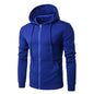 Autumn Men Sweatshirts Long Sleeve Jacket Hoodie Zipper Closure Jacket Male Hoodies Sweatshirt Slim Fit Male Clothing NovaCart